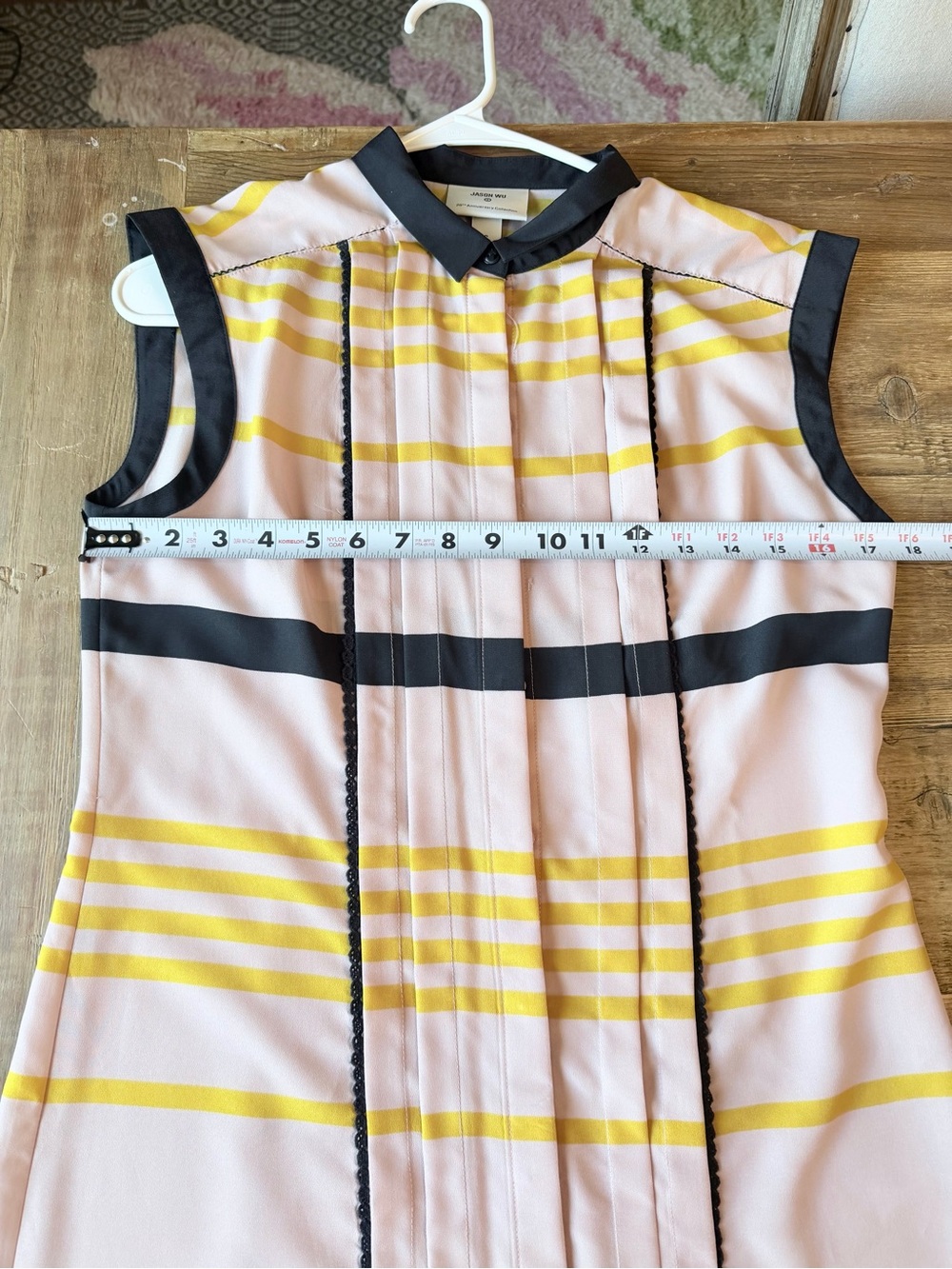 Jason Wu (For Target) Sleeveless Front Pleated Shift Dress. Women’s Sz-S Blush - Picture 5 of 7